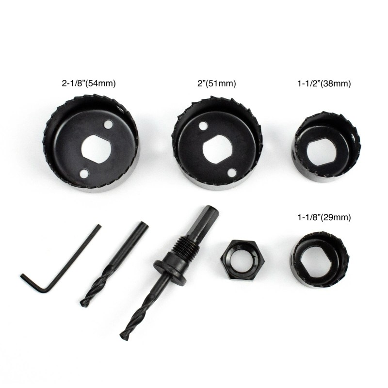 Cuttex Tools Hole Saw Kit, Cuttex Tools 7 Pcs Most