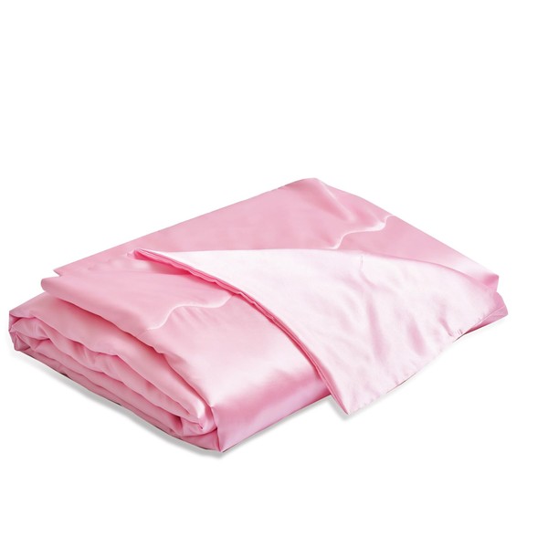 YASMENG Satin Blanket 150 x 200 cm Pink Satin Sofa