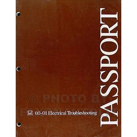 2000 2001 HONDA PASSPORT Electrical Troubleshooting Service Shop Repair Manual
