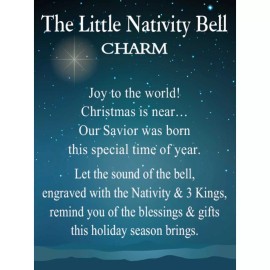 Christmas Nativity Bell Charm
