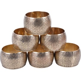SHAFA IMPEX Napkin Rings for Table Decorations, Wedding, Dinner Party, Buckles (A SET12)