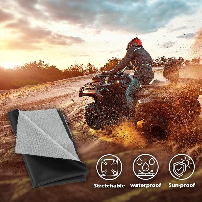 G-PLUS Motorcycle Seat Cover Fabric 24" x 36" Vinyl ATV