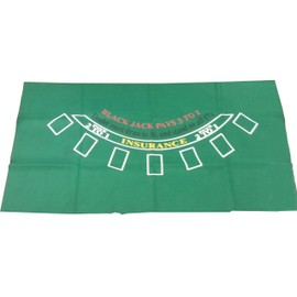 New Casino Blackjack Green Felt Layout 36" X 72"