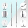Cbiumpro 5 Pack Cuticle Trimmer Set with Pusher Cutter Clipper