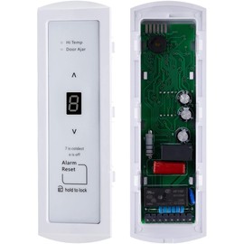 Upgraded 297370600 Freezer User Control/Display Board Assembly fit for Frigidaire, Crosley Freezer Electronic Control Board -Replaces 297241800, 297366100,Replaces 297205900, 297241802, 297345502