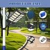 UNDADE 3200W Solar Street Lights Outdoor, 320000LM Solar Parking Lot
