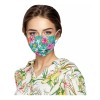 Mascarilla Con Estampado De Flores Para Protección Desechabl