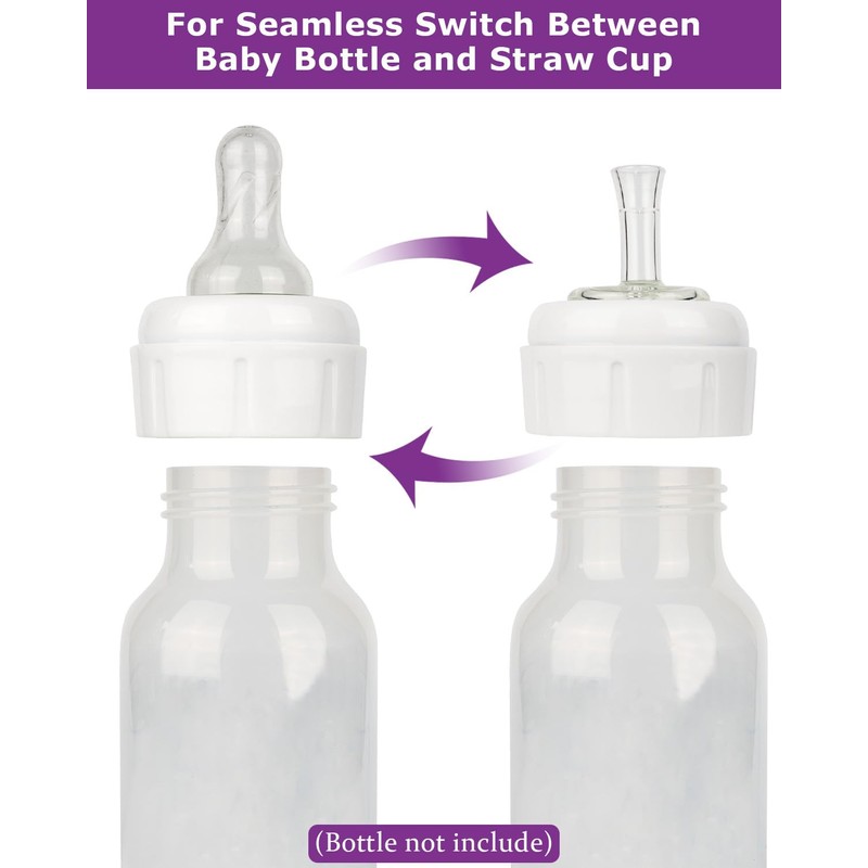 Sippy Straw Nipple for Dr. Brown's Narrow Baby Bottle &