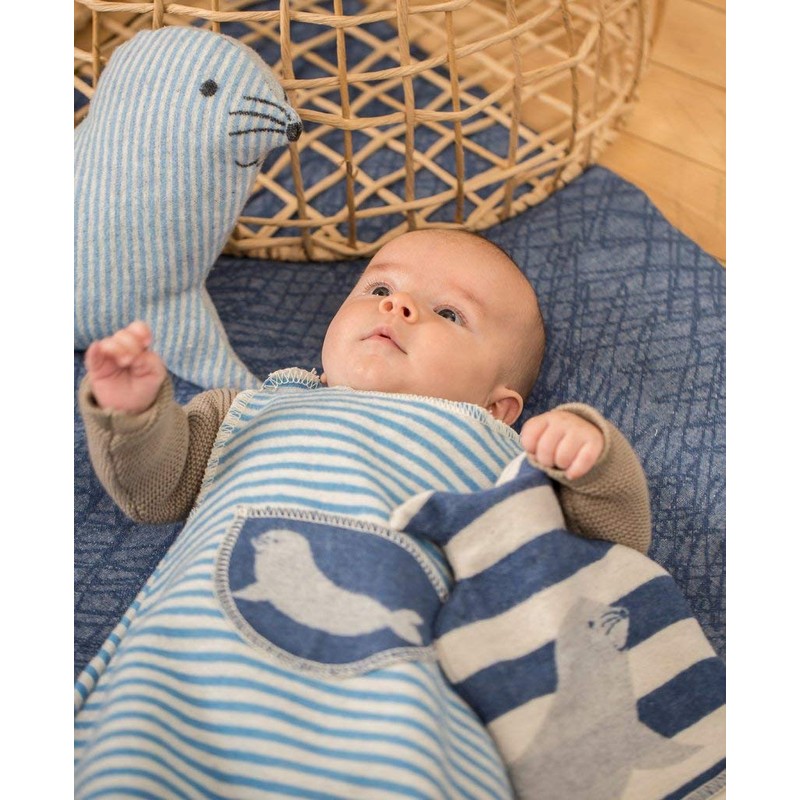 David Fussenegger Jewel 'Robbe' Sleeping Bag Blue 90 cm -