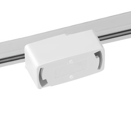 Pispoer Hanging Ceiling Duct Rail Plug, Easy Installation, No Construction Required, Duct Rail, Conversion Socket, Hanging Ceiling Plug, PSE Certified, White, 1 Piece