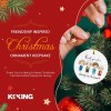 K9King Beautiful Golden Friendship Inspired Christmas Ornament Keepsake