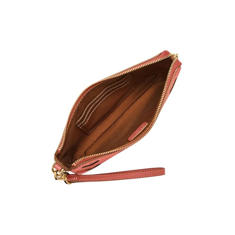 Fossil Ladies Wristlet Travel Accessories Travel Wallet Red, red