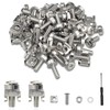 40pcs M5 M6 Cage Nuts, Cabinet Screws Rack Mount Server