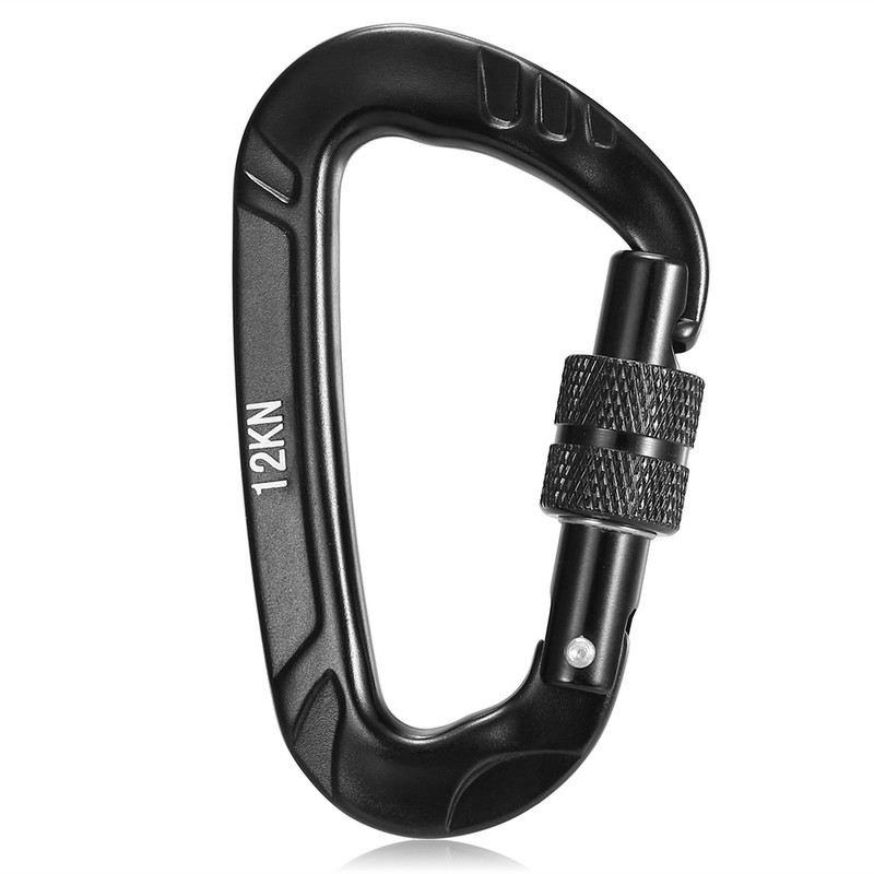 4pcs 12KN Twist Locking Carabiner Snag Free Carabiner Pet Collar