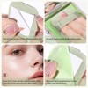 KYDA 400 Sheets Oil Blotting Paper with Mirror and Puff,