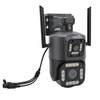 Smart Outdoor Camera 4MP Wireless Three Lens Remote Monitor Auto