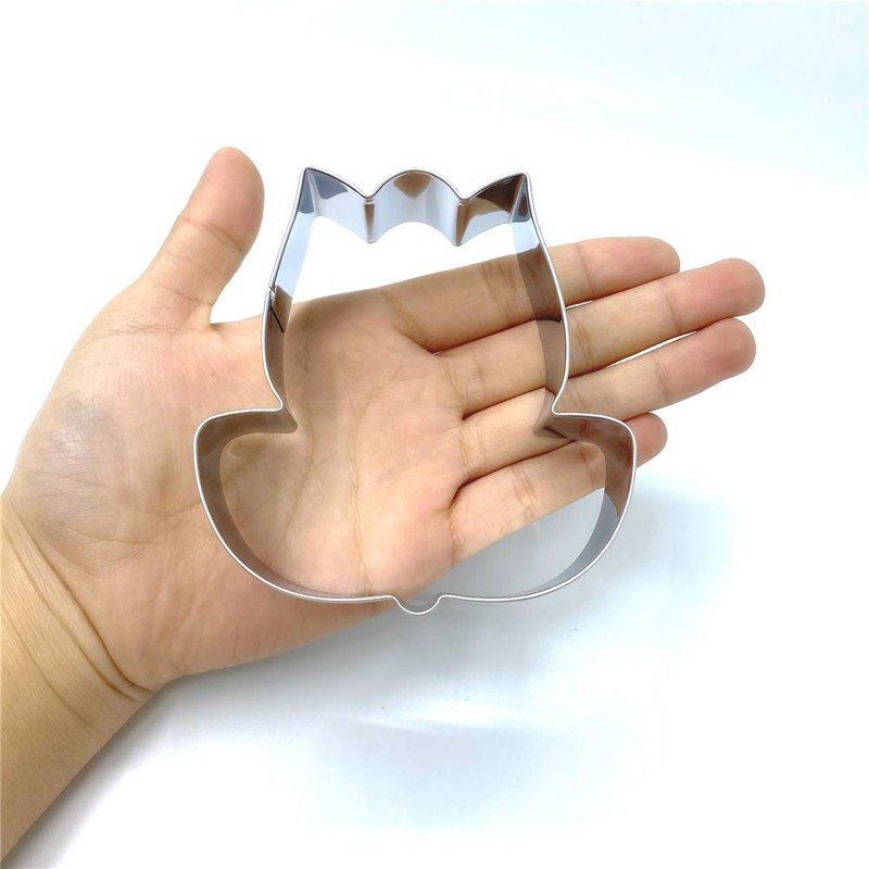 LILIAO Tulip Flower Cookie Cutter - 3.4 x 3.7 inches