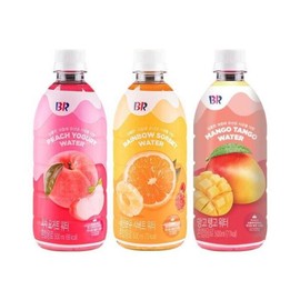 BR Rainbow Sherbet Water + Mango Tango + Peach Yogurt 500ml 24 units (38562252) / BR 레인보유샤베트워터+망고탱고+피치요거트 500ml 24개 (38562252)