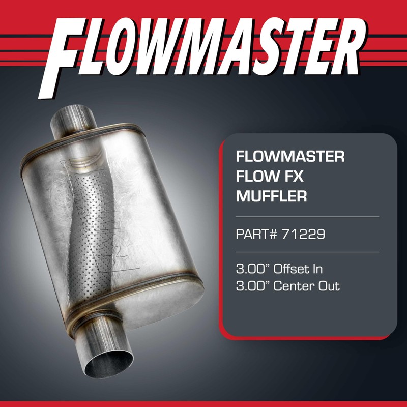 Flowmaster Flow FX Chambered Muffler – 3.00” Offset In /