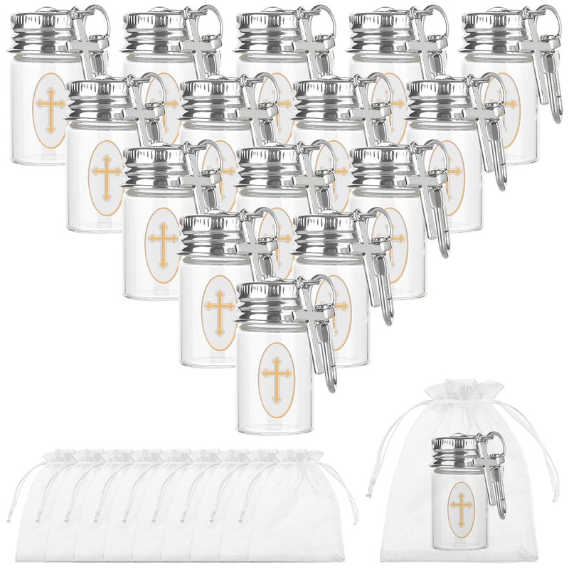 HCEWSBFD 36Sets Holy water Bottles Catholic Clear Holy water Container