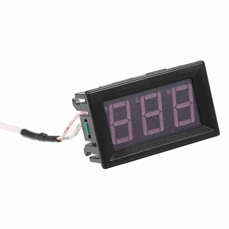 XH-B310 Industrial Digital Thermometer 12V Temperature Meter K-type M6 Thermocouple