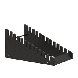 12-Tier Tile Sample Display Stand, Large Tile Sample Display Rack, Wooden Floor Tile Display Stand, Slotted Ceramic Tile Display Stand, Tiles Sample Storage Rack for Exhibition Halls, Retail Stores