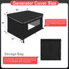 Generator Covers while Running, 32''L×24''W×24''H, Waterproof Generator Covers for Outside
