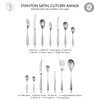 Robert Welch Stanton Satin Coffee Spoons, Set of 8. Suitable