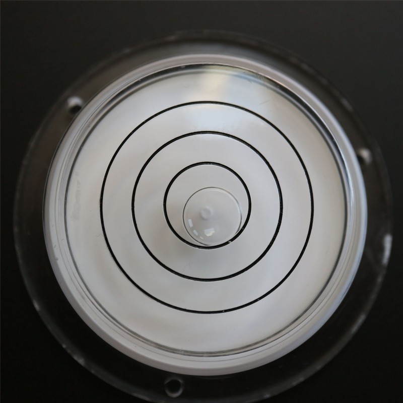 Flanged Large Round Spirit Level with Air Bubble - Tool
