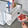 Paper Towel Holder with Shelf Plastic Wall Mounted Paper Towel