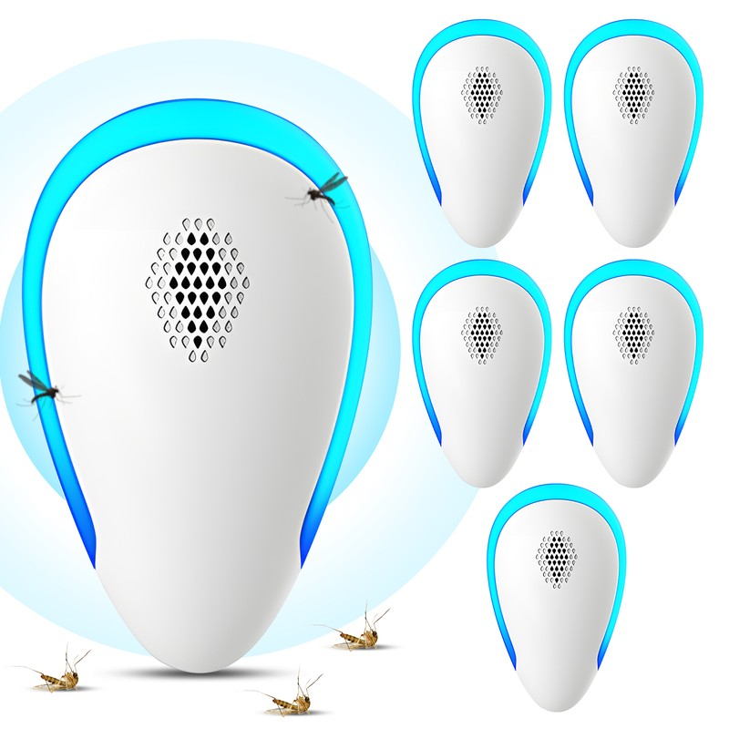 6 Pack Pest Repellent Ultrasonic Plug In Multifuntional Rodent Mouse