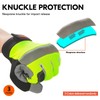 Vgo... 3Pairs Safety Work Gloves Touchscreen, Utility Working Gloves for