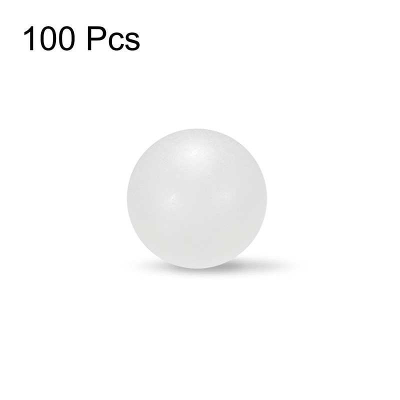 sourcing map 5 pieces PP solid plastic ball bearing ball