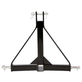 7BLACKSMITH 3 Point 2" Receiver Trailer Hitch Category 1 Tractor Tow Drawbar Adapter for BX Kubota, John Deere, LM25H WLM Tractor, NorTrac, Kioti, Yanmar, Cat