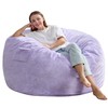 Hobestluk 5ft Bean Bag Chairs for Adults Large Beanbag Chair