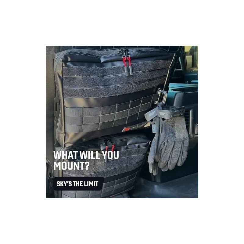 Button-Locking Carabiner Clips – Brown - 5pc Kit