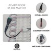 10 Conectores Adaptador Macho Cable para Cámaras de Seguridad e