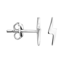 SOFIA MILANI - Women's Earrings 925 Silver - Stud Earrings as Lightning, Sterling Silver, No Gemstone