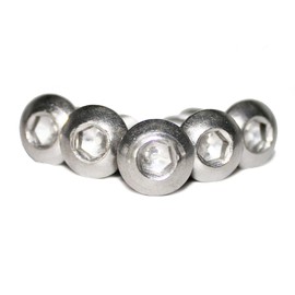 20PCS M8-1.25 x 20mm Button Head Socket Cap Screws, Stainless Steel 18-8, Full Thread, Allen Socket Drive, ISO7380 by Fullerkreg Come with a Plastic Box