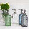 JASAI 18Oz Green Soap Dispenser with Rust Proof Pump, Refillable