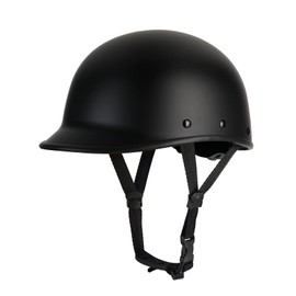 ipoob Reevas Adult Whitewater Kayaking Rafting SUP Surfing Waterskiing Helmet (Dark Black, Small)