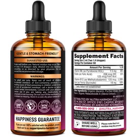 NUTRAHARMONY NUTRAHARMONY Vitamin B Complex Capsules & Organic Iron Drops