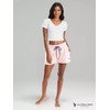 U.S Polo Assn. Womens Sweat Shorts with Pockets - Pink