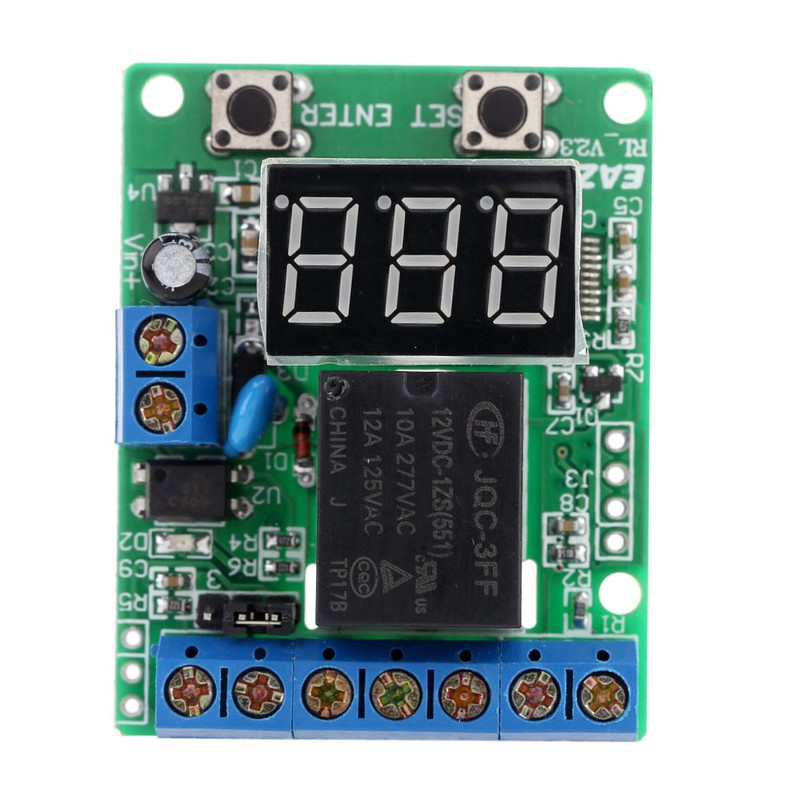DC 12V Voltage Detection Charging Discharge Monitor Test Relay Switch