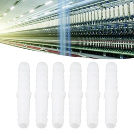 Plastic Hose Connector Barbed Fitting Equal Diameter PE Scratch Resistant Good Stiffness for Fish Tank 6-6mm straight through