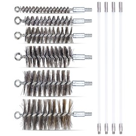 Pipe Cleaning Brush Set with Bristles, Drill Brush, Pipe Cleaning Kit, 6pcs