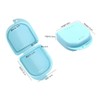 Wowlife Orthodontic Retainer Case Dental Container Denture Storage Boxes with