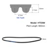 uxcell HTD-5M Rubber Timing Belt 180 Teeth, 900mm Pitch Length