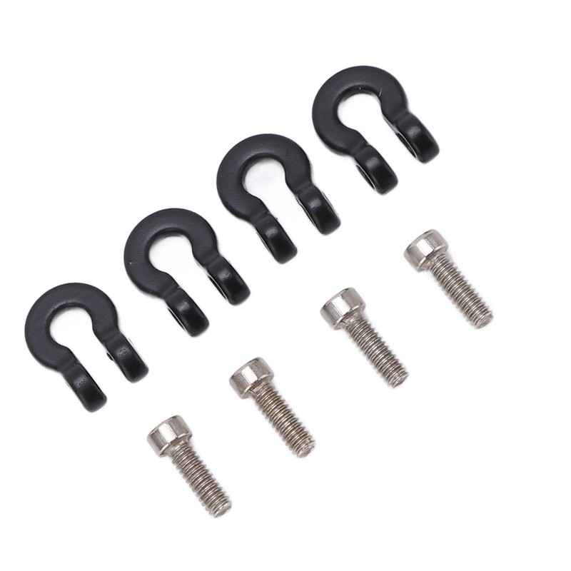 8pcs Metal Front Rear Bumper Trailer Hook for 1/24 RC