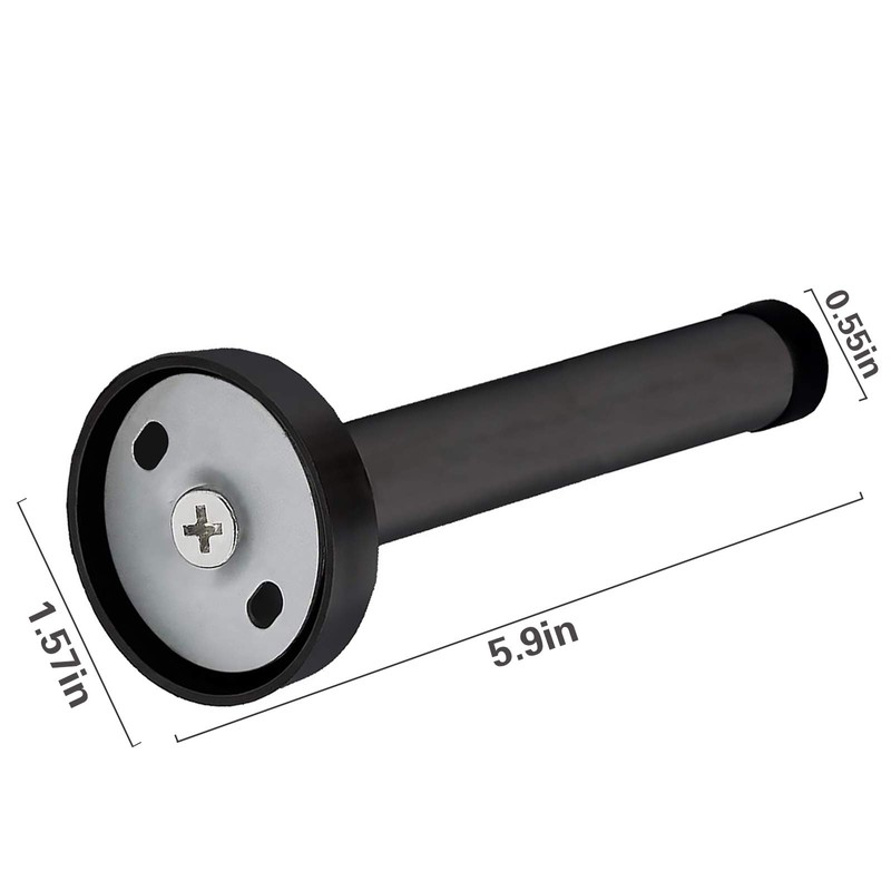 Door Stop, 6 Inch Long Door Stopper with Mute Rubber